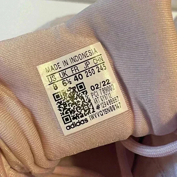 Adidas ZX 22 Boost Pink orange Women's 8 sneakers chunky Trainers running shoes - Picture 2 of 14